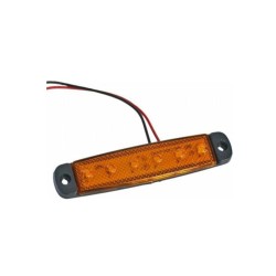 LED LAMBA PARMAK 6 LED İNCE SARI 12-24V FT 322S FT-322S FT AUTO