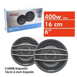 OTO HOPARLÖR YUVARLAK 16CM KAPAKLI CARUB 274992 2749922 CARUB