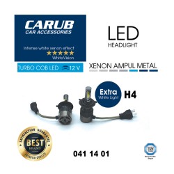 XENON LED TURBO C.O.B FANLI CARUB H4 0411401 CARUB