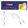 AUX KABLO 1,5M RENKLİ STEREO MİC.Lİ 4 BOĞUM 5901895 CARUB