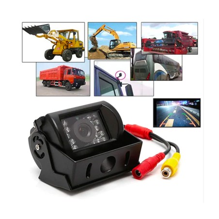 GERİ GÖRÜŞ KAMERASI KARE 18 LED GECE GÖRÜŞLÜ AĞIR VASITA 12V-24V 02030