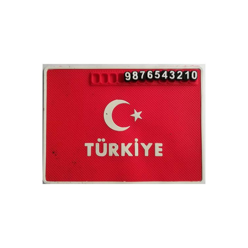 KAYDIRMAZ PED TORPİDO ÜSTÜ SİLİKONLU NUMARATÖRLÜ TÜRKİYE PED03 YERLİ