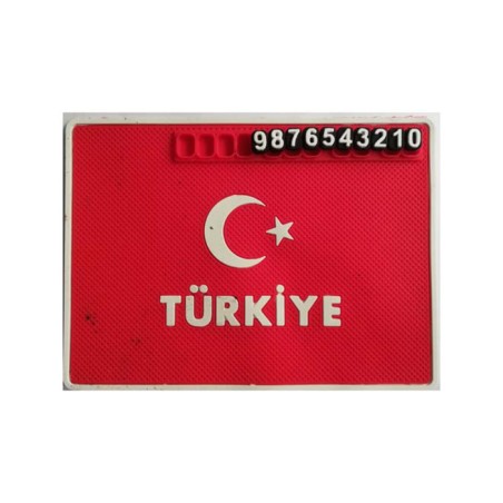 KAYDIRMAZ PED TORPİDO ÜSTÜ SİLİKONLU NUMARATÖRLÜ TÜRKİYE PED03 YERLİ