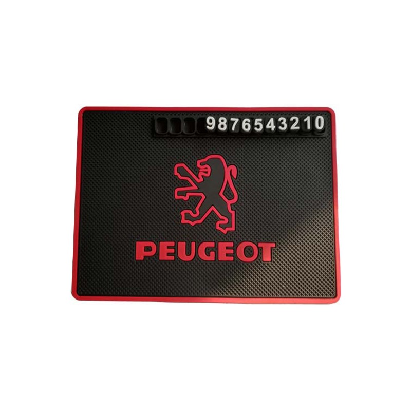 KAYDIRMAZ PED TORPİDO ÜSTÜ SİLİKONLU NUMARATÖRLÜ PEUGEOT PED08 YERLİ