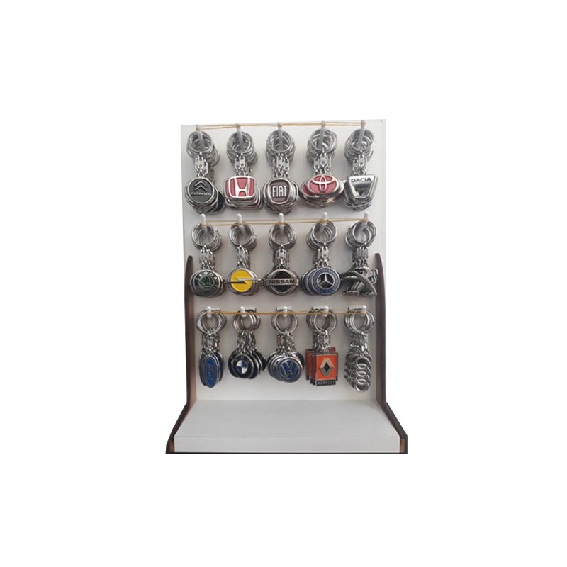 ANAHTARLIK STANDI METAL ARABA LOGO 180 ADET ASAM YERLİ