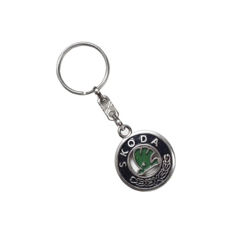 ANAHTARLIK METAL ARABA LOGO SKODA MANH-14 YERLİ
