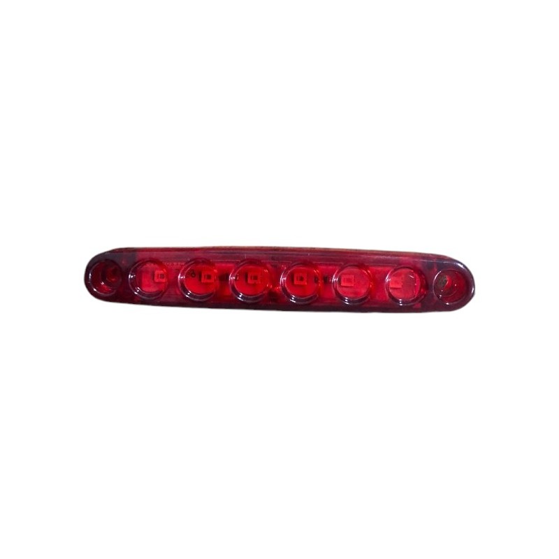 LED LAMBA PARMAK 6 LED MERCEKLİ ŞEFFAF KIRMIZI 12V 100X15MM FT 328B FT