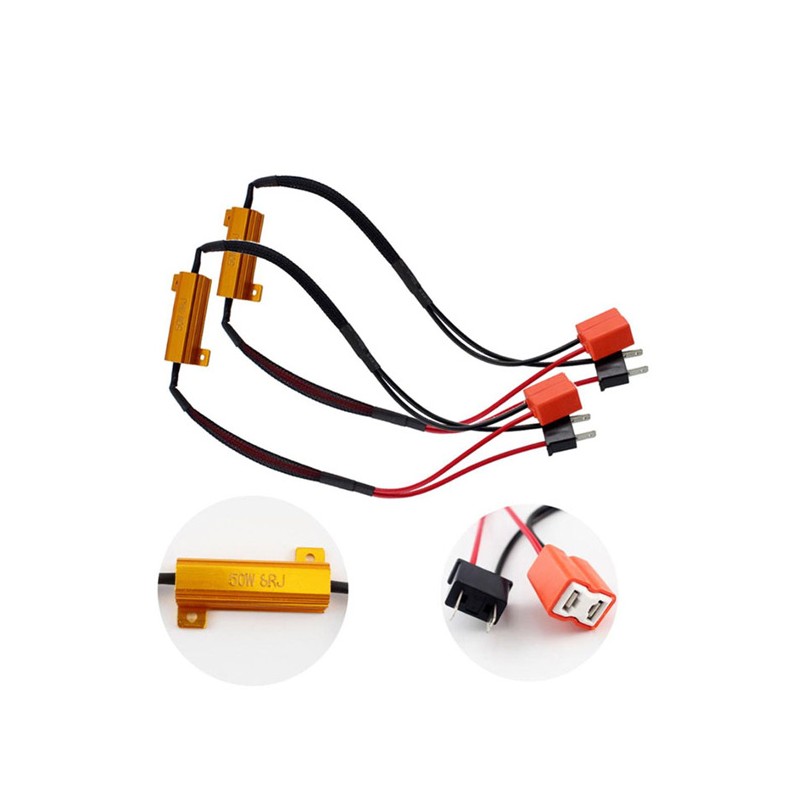 LED XENON ARIZA RÖLESİ DİRENCİ ALÜMİNYUM CANBUS H7 (50W8RJ) 0107102 KG