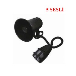 SİREN MEGAFONLU 5 SESLİ 0603012 KGN