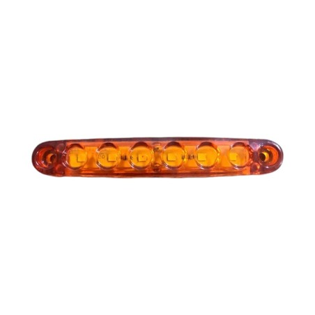 LED LAMBA PARMAK 6 LED MERCEKLİ ŞEFFAF SARI 12V 100X15MM FT 328B FT-32