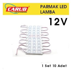 LED LAMBA MODÜL TİP 3 LEDLİ MERCEK CAMLI SOFT BEYAZ 12V 0409928 CARUB