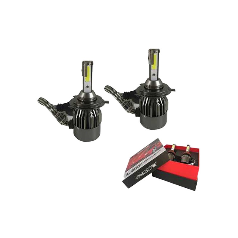 XENON LED TURBO C.O.B FANLI OSCAR H4 6000K OSN 0574 OSN-0574 OSCAR