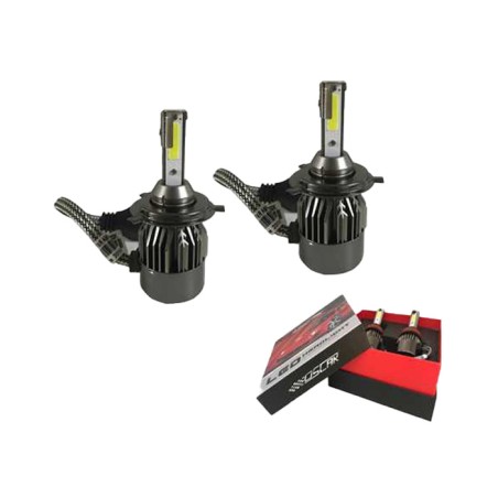 XENON LED TURBO C.O.B FANLI OSCAR H4 6000K OSN 0574 OSN-0574 OSCAR
