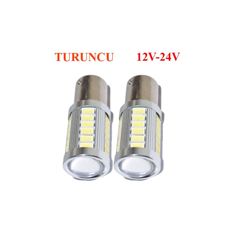 AMPÜL 67-93 LED 12V-24V COB TURUNU 33 LED MERCEKLİ 4506023 KGN