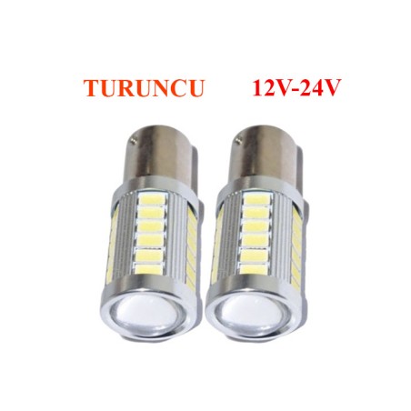 AMPÜL 67-93 LED 12V-24V COB TURUNU 33 LED MERCEKLİ 4506023 KGN