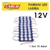 LED LAMBA MODÜL TİP 3 LEDLİ MERCEK CAMLI SOFT MAVİ 12V 0409929 CARUB