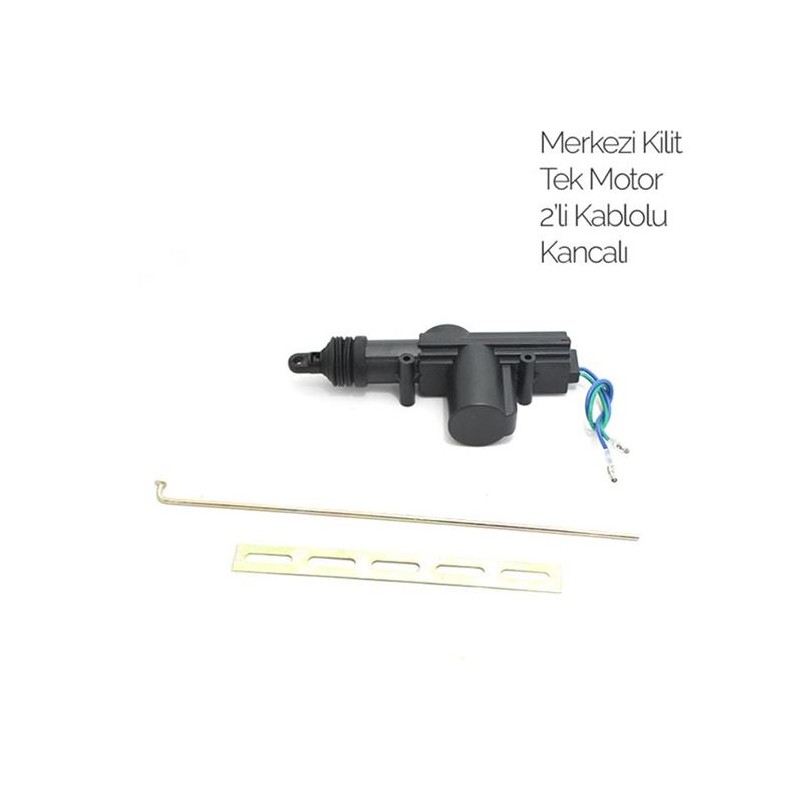 MERKEZİ KİLİT KAPI MOTORU 2 KABLOLU KANCALI / 0205004 4603203 CARUB