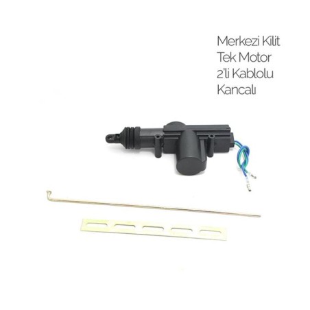 MERKEZİ KİLİT KAPI MOTORU 2 KABLOLU KANCALI / 0205004 4603203 CARUB