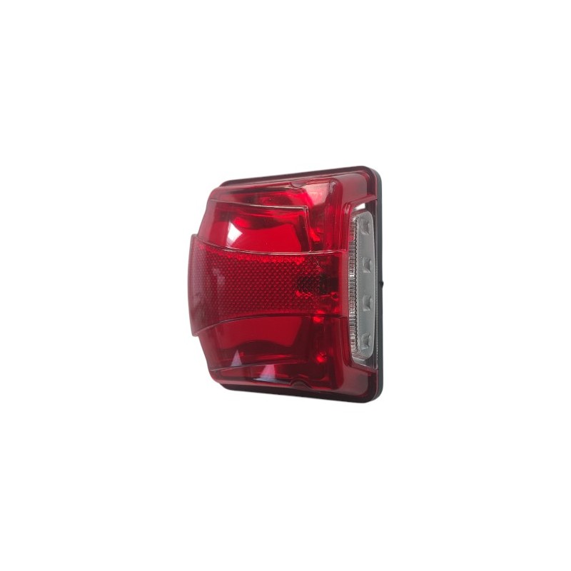 PLAKA LAMBASI KAMYON-TIR NEON TİP MAXI KIRMIZI 12-24V 125X135MM TAS 10