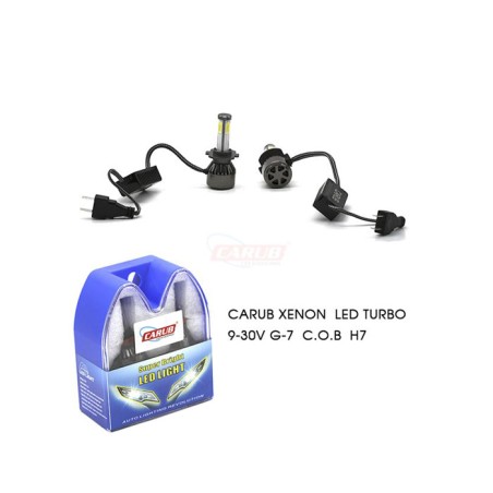 XENON LED YENİ NESİL C.O.B LED CARUB H7 FANLI 9-30V BEYAZ 0411271 CARU