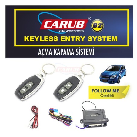 AÇMA KAPAMA SİN. ÇIKIŞLI BAGAJ AÇMA FOLLOW ME İKİ TUŞLU 2 DÜĞME 460240