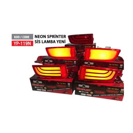 TAMPON REFLEKTÖRÜ NEON IŞIKLI ARKA SİS CRAFTER / SPRİNTER YÜCE YP 119N