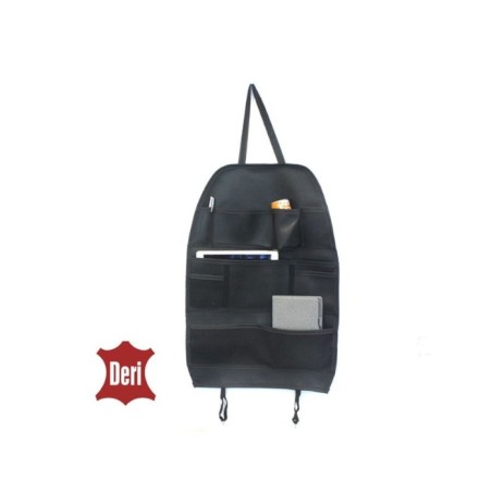 KOLTUK ARKASI ORGANİZER DERİ SİYAH 5902213 CARUB