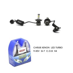 XENON LED YENİ NESİL C.O.B LED CARUB H4 FANLI 9-30V BEYAZ 0411270 CARU