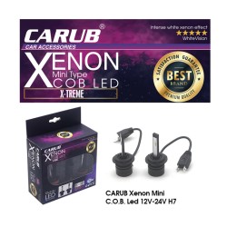 XENON LED X-TREME MİNİ C.O.B LED 12-24V CARUB H7 0411281 CARUB