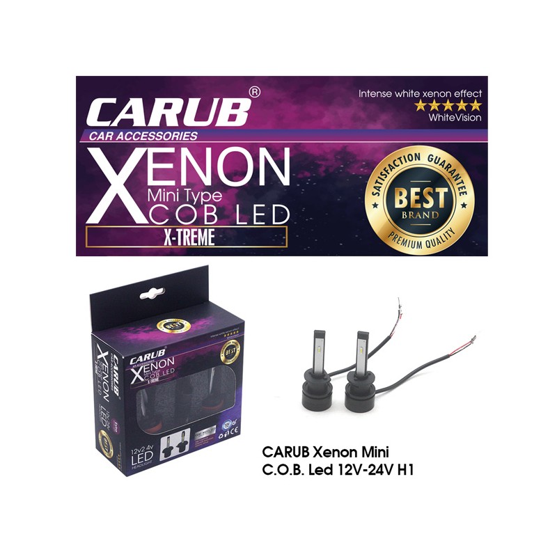 XENON LED X-TREME MİNİ C.O.B LED 12-24V CARUB H1 0411283 CARUB