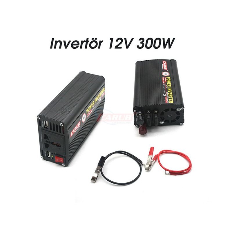 İNVERTÖR 12V-220V YÜKSELTİCİ 300W USBLİ AKÜ MAŞ + ÇAKMAK UCU 4621757 C