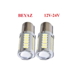 AMPÜL 1016 LED 12V-24V COB BEYAZ 33 LED MERCEKLİ 4506025 KGN