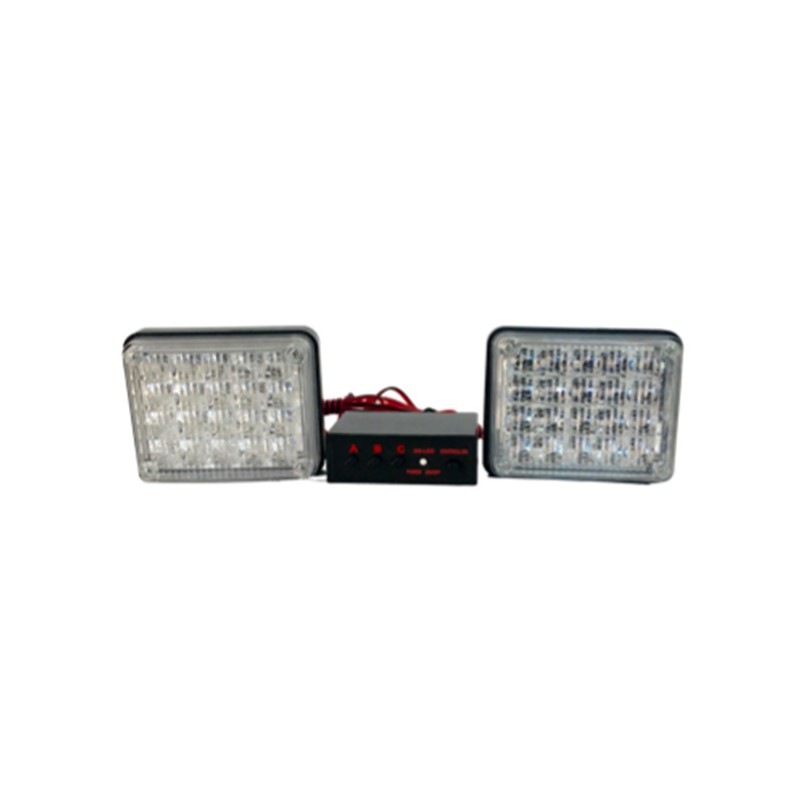 ÇAKAR LAMBA PANJUR İÇİ KARE 40 LEDLİ KIRMIZI-MAVİ 0805004 KGN