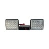 ÇAKAR LAMBA PANJUR İÇİ KARE 40 LEDLİ KIRMIZI-MAVİ 0805004 KGN