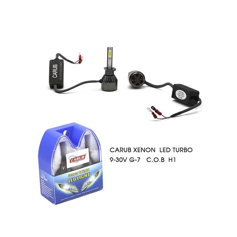 XENON LED YENİ NESİL C.O.B LED CARUB H1 FANLI 9-30V BEYAZ 0411272 CARU