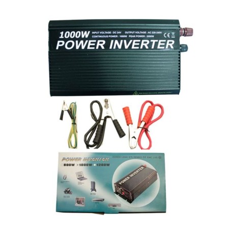 İNVERTÖR 24V-220V YÜKSELTİCİ 1200W USBLİ 4601003 CARUB