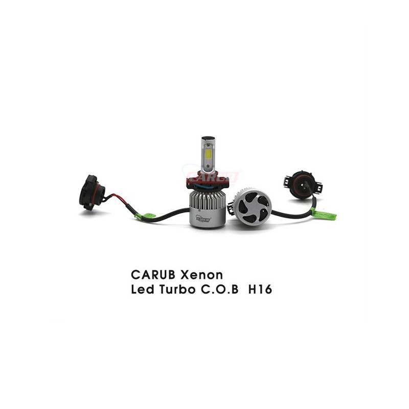 XENON LED TURBO SİLVER FANLI CARUB H16 0410994 CARUB