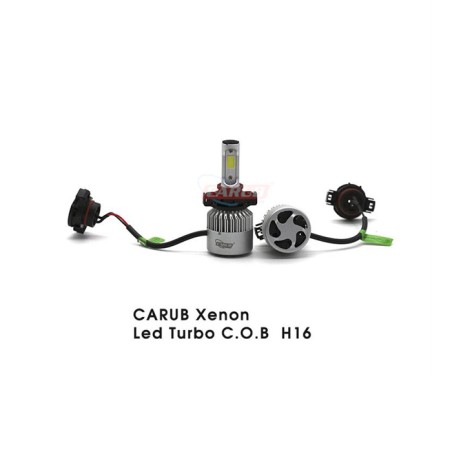 XENON LED TURBO SİLVER FANLI CARUB H16 0410994 CARUB