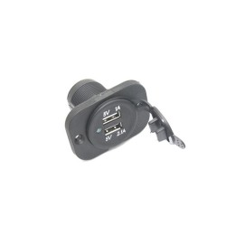 ÇAKMAK SOKETİ MARİNE TİP KAPAKLI 2Lİ USB 9-30V 1700810 CARUB