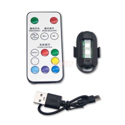 LED LAMBA UÇAK KANADI ÇAKAR RGB LED FONKSİYONLU K SIZ ŞARJLI 0409999 C