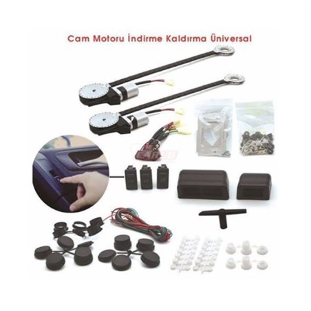 CAM KALDIRMA SETİ MOTORLU ÇOK APARATLI ÜNİVERSAL 001.038. 001-038 PMX