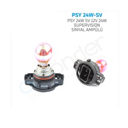 AMPÜL GÜNDÜZ FARI HALOGEN 12V PSY24W DIADEM AMBER TURUNCU SUPERVISION