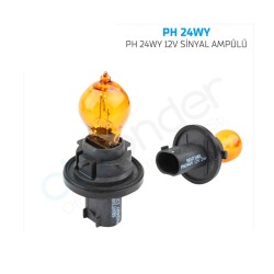 AMPÜL GÜNDÜZ FARI HALOGEN 12V HPC24WY DIŞ DİKİZ AYNA AMBER TURUNCU SEN