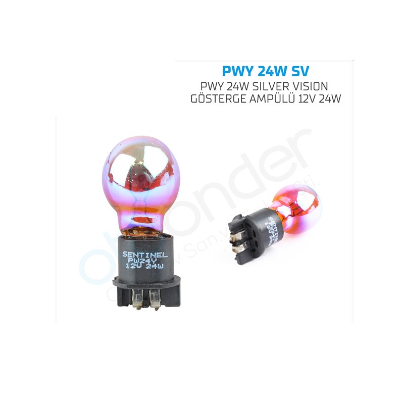 AMPÜL GÜNDÜZ FARI HALOGEN 12V PWY24W HTRC1 DIADEM AMBER TURUNCU SUPERV