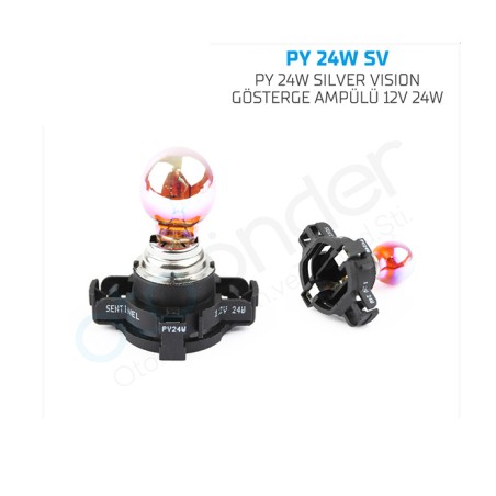AMPÜL GÜNDÜZ FARI HALOGEN 12V PY24W DIADEM AMBER TURUNCU SUPERVISION S