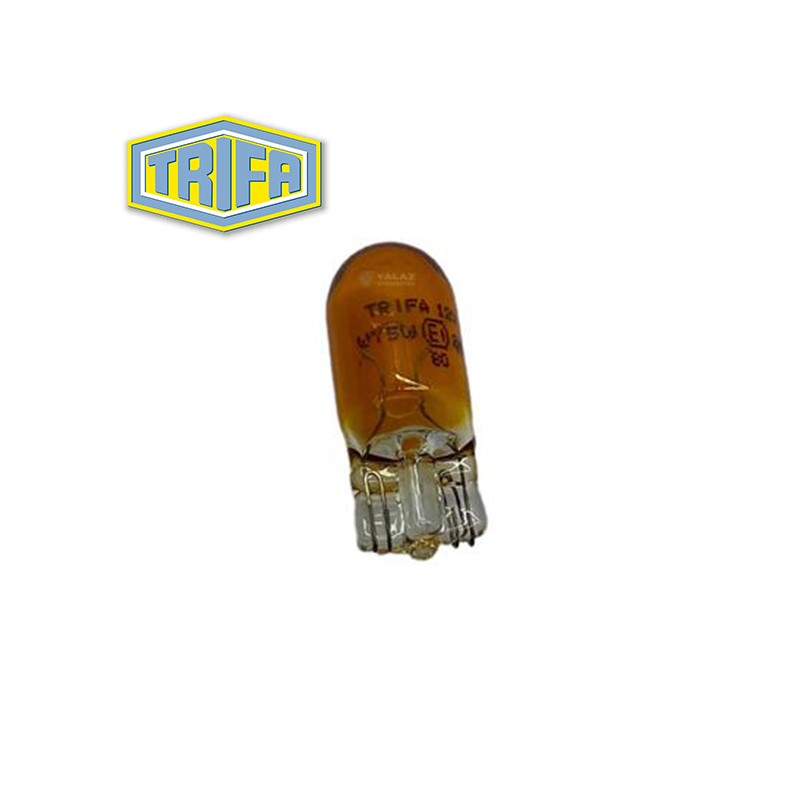 AMPÜL NORMAL DİPSİZ T10 12V 5W AMBER TURUNCU TRİFA TRF 81732 TRF-81732