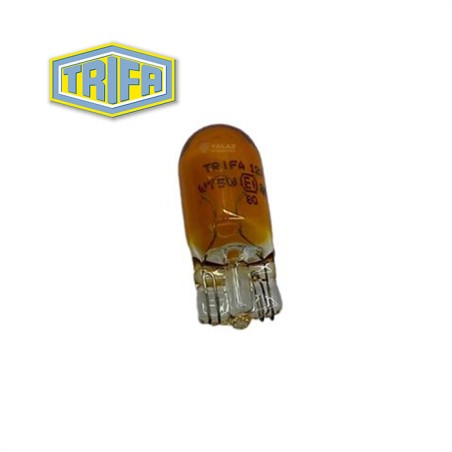 AMPÜL NORMAL DİPSİZ T10 12V 5W AMBER TURUNCU TRİFA TRF 81732 TRF-81732