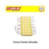 LED LAMBA MODÜL TİP 3 LEDLİ MERCEK CAMLI SOFT TURUNCU 12V 0409927 CARU
