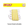 LED LAMBA MODÜL TİP 3 LEDLİ MERCEK CAMLI SOFT TURUNCU 12V 0409926 CARU