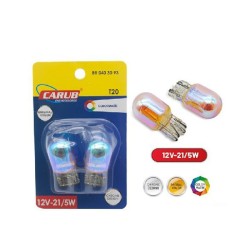 AMPÜL NORMAL DIADEM T20 12V 21/5W DİPSİZ ÇİFT DUY AMBER TURUNCU 040309